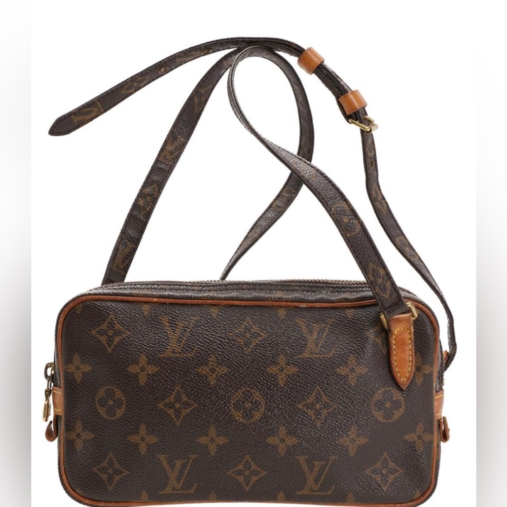 Louis Vuitton Vintage Brown Monogram Marly
Bandouliere Crossbody Bag